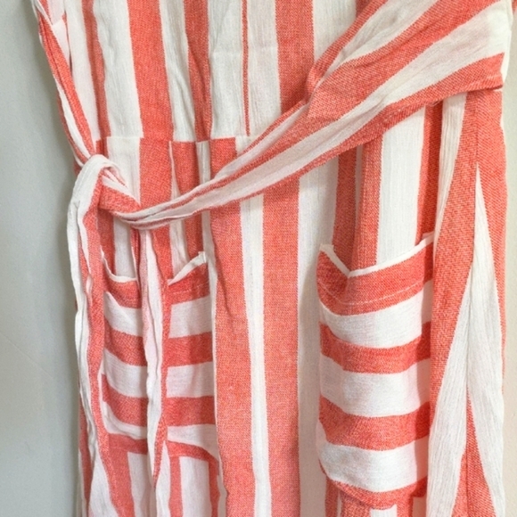 Annabelle Pink and White Maxi Dress - Picture 3 of 4